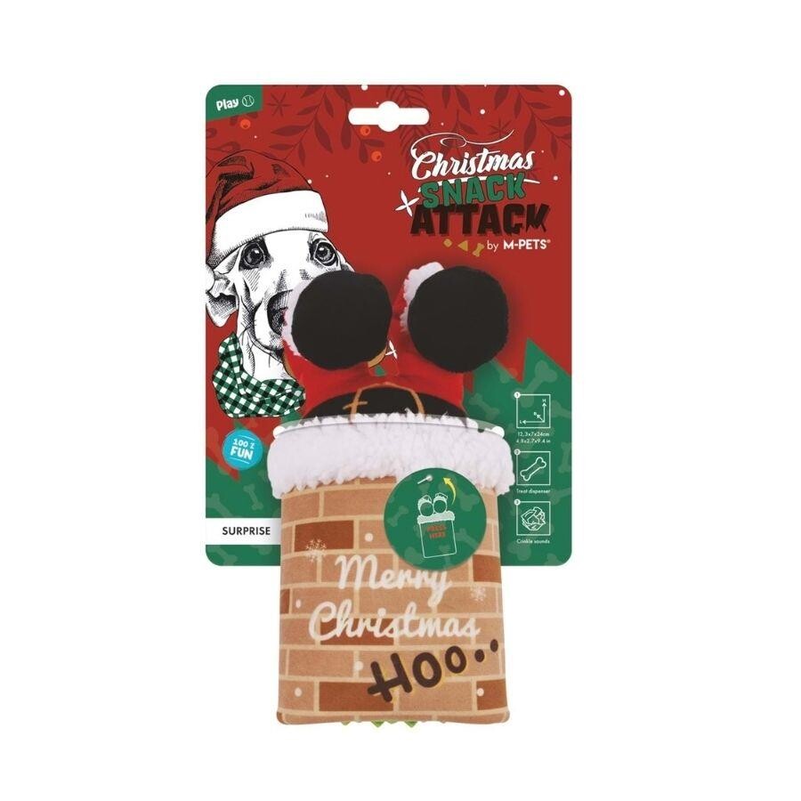 M-pets Christmas Sürpriz Ödül Hazneli Peluş Köpek Oyuncağı | SRC: Barcode: 6953182749073